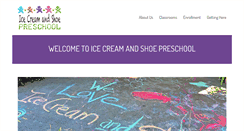Desktop Screenshot of icecreamandshoepreschool.com